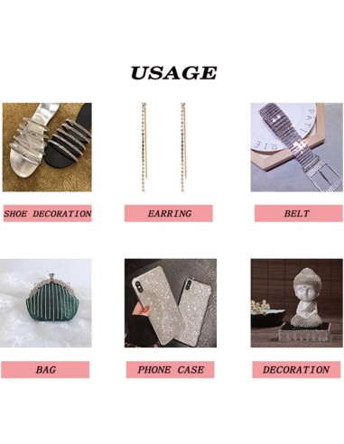 Catena Strass ss 29 Crystal-Silver -... Catena Strass ss 29 Crystal-Silver -...