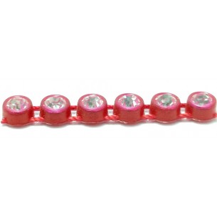 Bordura Strass su Filo ss 13 (mm 3,30) Red-Crystal - 1MT 2