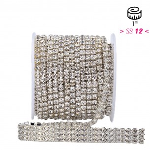 Strass chain ss 12 with 3...