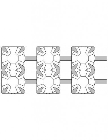 Catena Strass Distanziata ss 8,5... Catena Strass Distanziata ss 8,5...