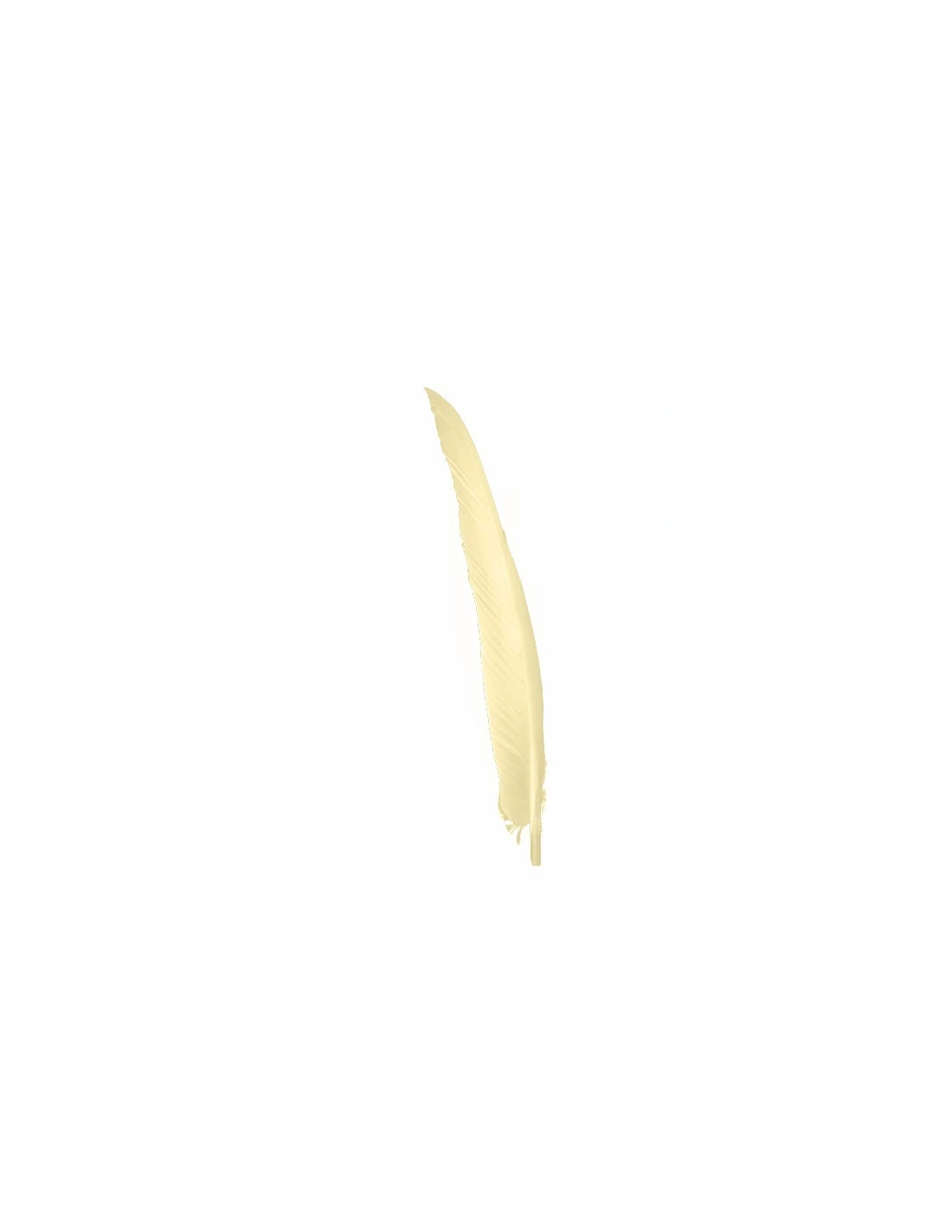 Rooster Feather Whip cm. 30 - Beige - 1PCS - Fringes and Feathers