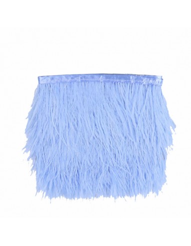 Fringe Sewing Aqua Ostrich Feathers  Pack - 1MT.