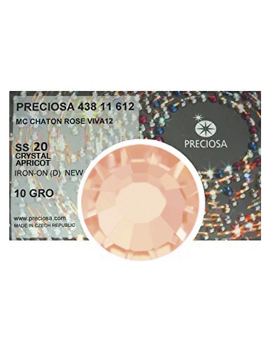 Strass Preciosa Termoadesivo ss 20  Apricot - 1440 pz