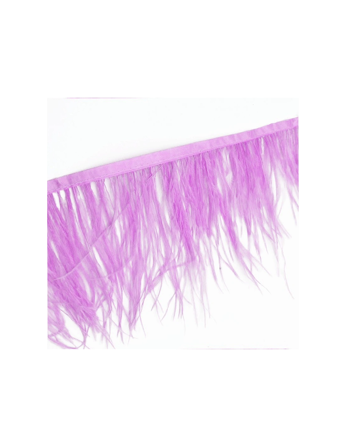 Fringe Sewing Violet Ostrich Feathers  Pack - 1MT. - Fringes and Feathers