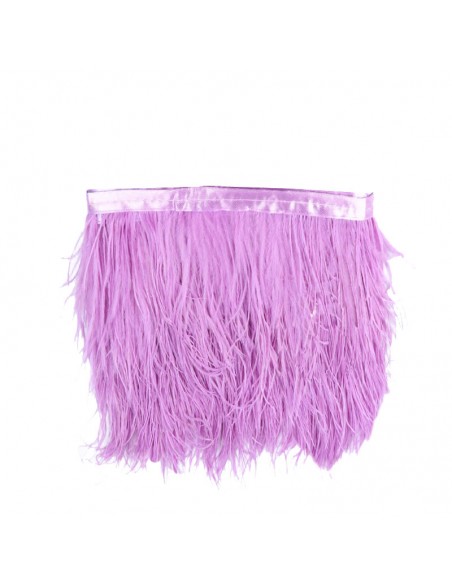 Frangia da cucire Piume di Struzzo Violet pacco - 1MT. Frangia da cucire Piume di Struzzo Violet pacco - 1MT.