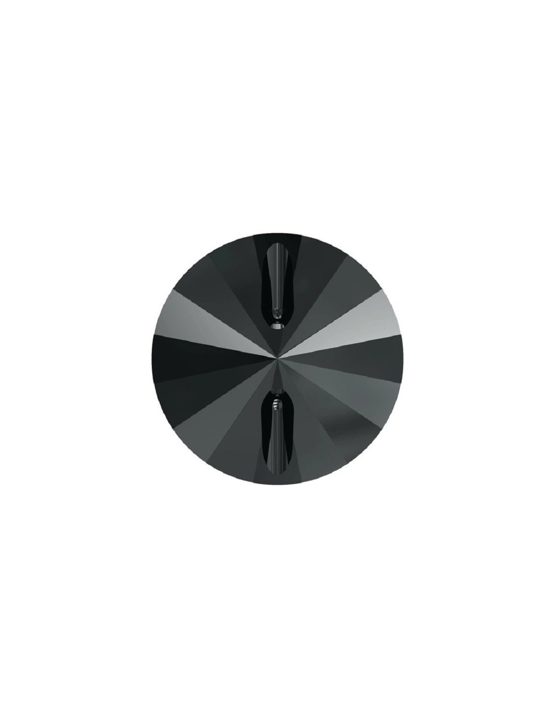 Swarovski Button 10 mm Hematite - 1PC - Buttons