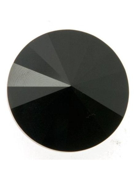 Swarovski Button 10 mm Jet - 1PC - Buttons