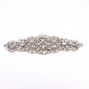 Strass application on Satin... 2