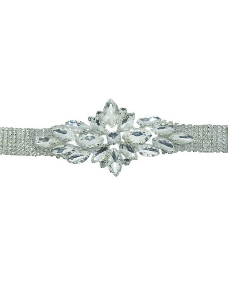 Application Strass Crystal-Stones-Silver - 1PC - DECORATIONS FOR CLOTHES