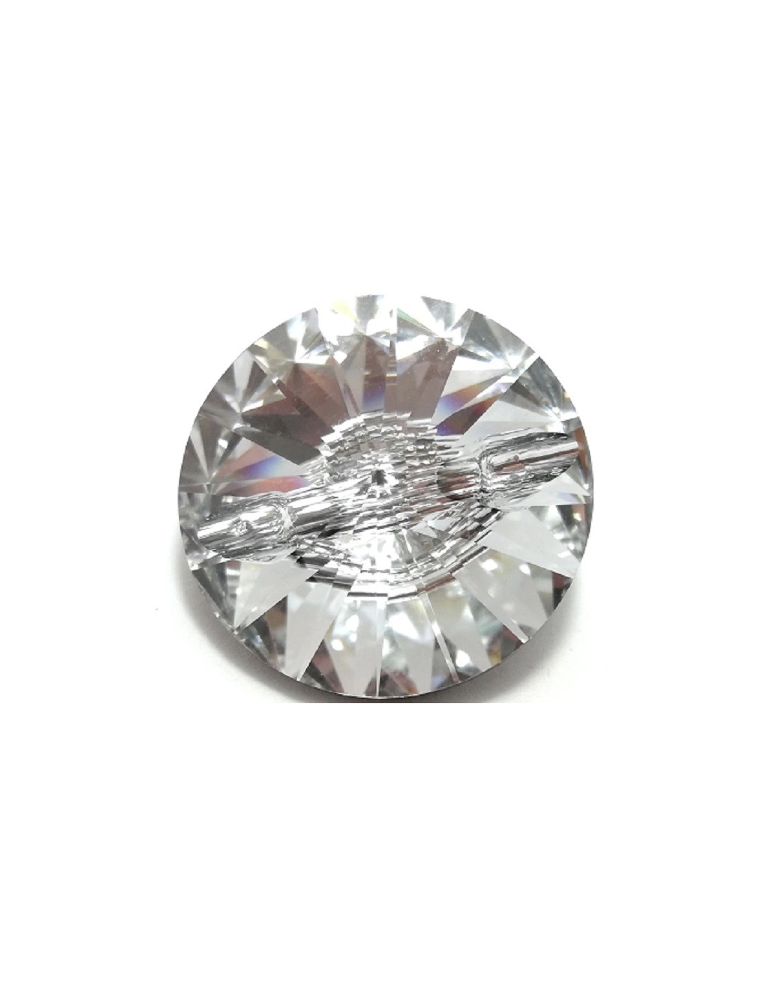 Bottone Swarovski mm 12 Crystal - 1PZ - Bottoni