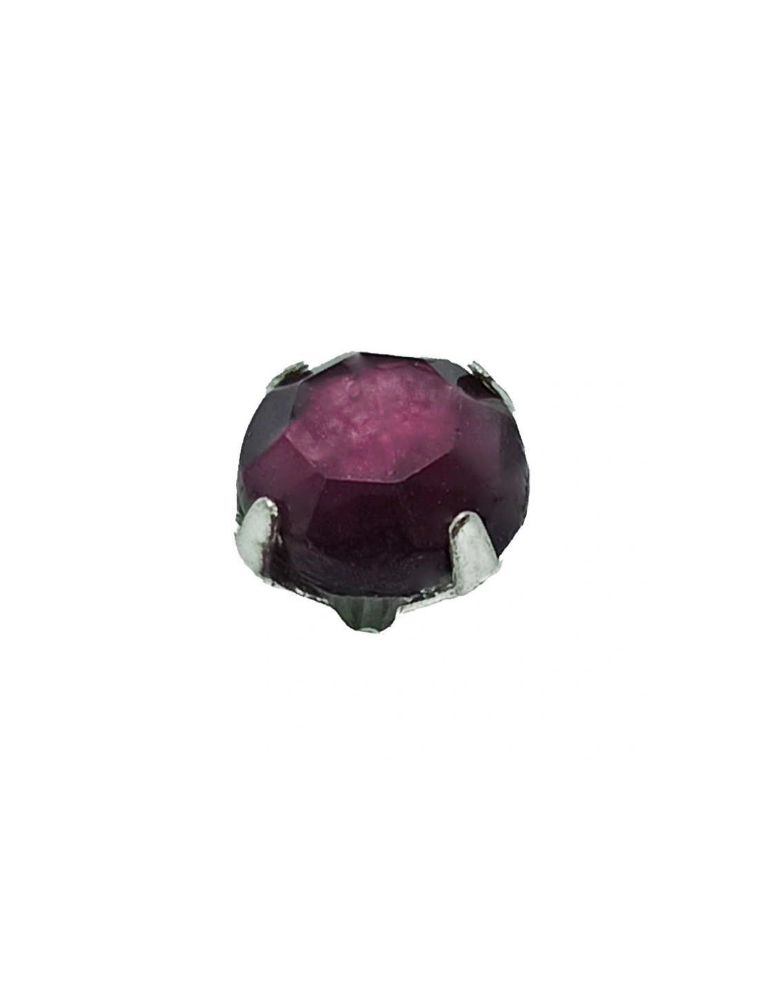 Rosetta GT Crystal ss 30 (mm 6,5) Amethyst-Silver - 24PZ