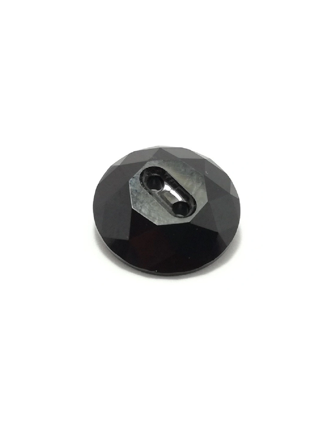 Bottone Swarovski mm 14 Jet - 1PZ - Bottoni