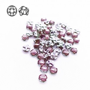 Strass da cucire con castone dorato crystal ab ss30 (6,32-6,50mm) 