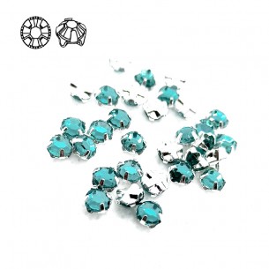 Rosetta GT Crystal ss 20 (mm 4,8) Blu Zircon-Silver - 48PZ 2