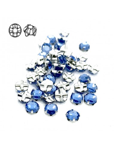 Rosetta GT Crystal ss 30 (mm 6,5) Lt. Sapphire-Silver - 24PZ Rosetta GT Crystal ss 30 (mm 6,5) Lt. Sapphire-Silver - 24PZ