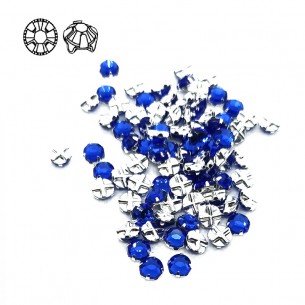 Rosetta GT Crystal ss 20 (mm 4,8) Sapphire-Silver - 48PZ 2