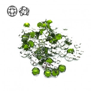 Rosetta GT Crystal ss 30 (mm 6,5) Olivine-Silver - 24PZ 2