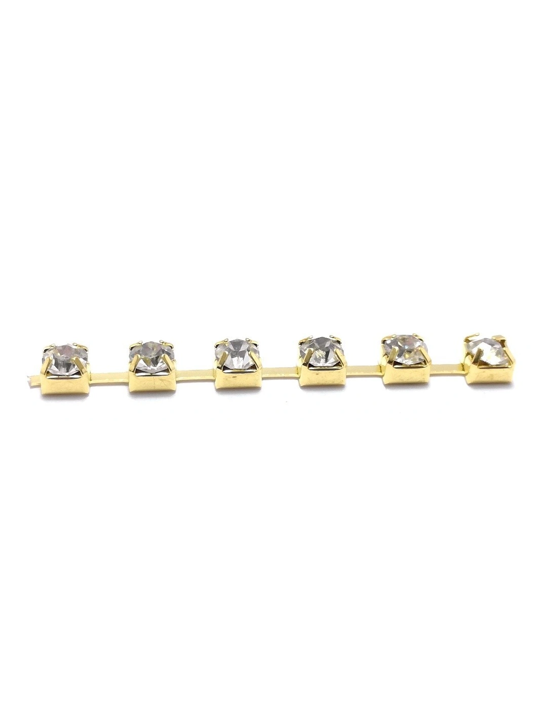 Distant Rhinestones Chain ss 28 Crystal-Gold - 1MT - Rhinestone chains