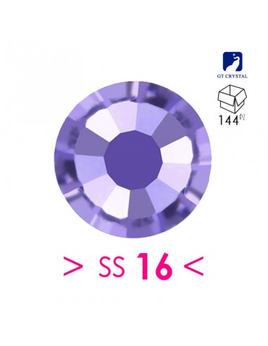 Rhinestones Strass GT Crystal Termoadesivo Hotfix ss 16 Tanzanite - 144PZ Rhinestones Strass GT Crystal Termoadesivo Hotfix ss 16 Tanzanite - 144PZ