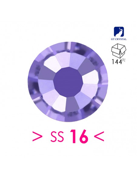 Rhinestones Strass GT Crystal Termoadesivo Hotfix ss 16 Tanzanite - 144PZ Rhinestones Strass GT Crystal Termoadesivo Hotfix ss 16 Tanzanite - 144PZ