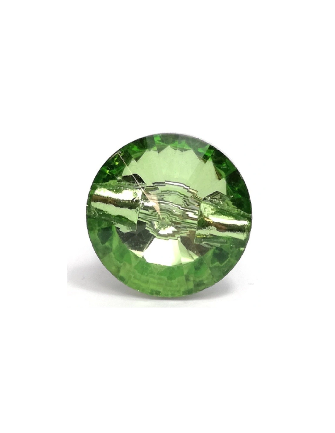 Bottone in Vetro mm 12 Peridot - 1PZ - Bottoni