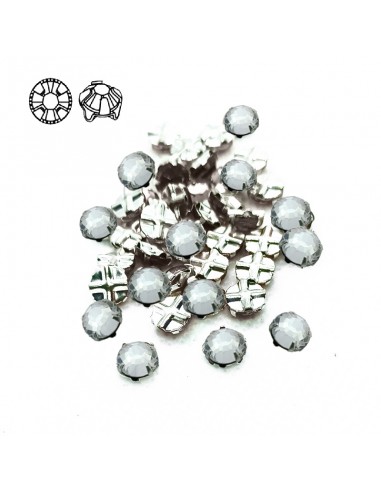 Rosetta Mc Crystal ss 20 (mm 4,80) Crystal-Nickel - 48PZ Rosetta Mc Crystal ss 20 (mm 4,80) Crystal-Nickel - 48PZ
