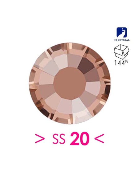 Rhinestones Gt Crystal Hotfix ss 20 Apricot -144 pcs - Hotfix Strass