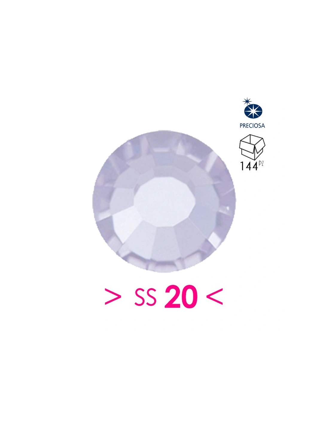 Rhinestones Preciosa Hotfix ss 20 Alexandrite -  144 pcs - Hotfix Strass