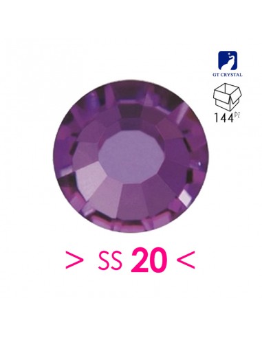 Strass Preciosa Termoadesivo ss 20 Amethyst - 144PZ Rhinestones Hotfix