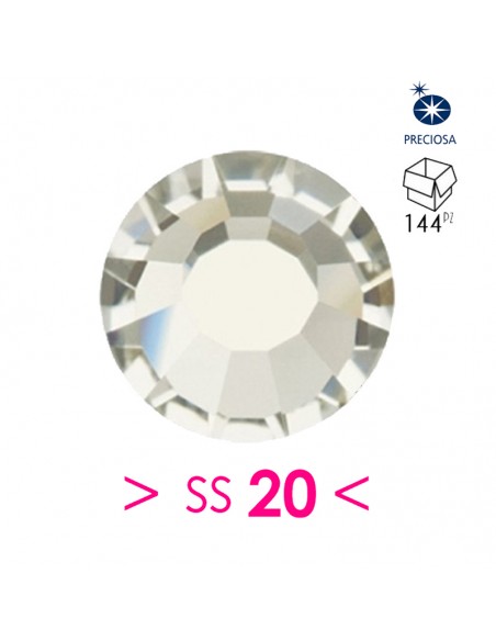 Strass Preciosa Termoadesivo ss 20 Bl. Diamond - 144PZ Rhinestones Hotfix