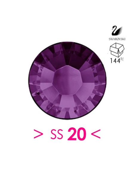 Rhinestones Swarovski XILION Rose ss 20 (mm 4,70) Amethyst - 144 pcs - Hotfix Strass