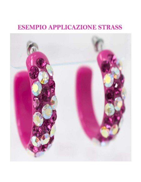 Rhinestones Gt Crystal Hotfix ss 16 Fuchsia - 144 pcs - Hotfix Strass