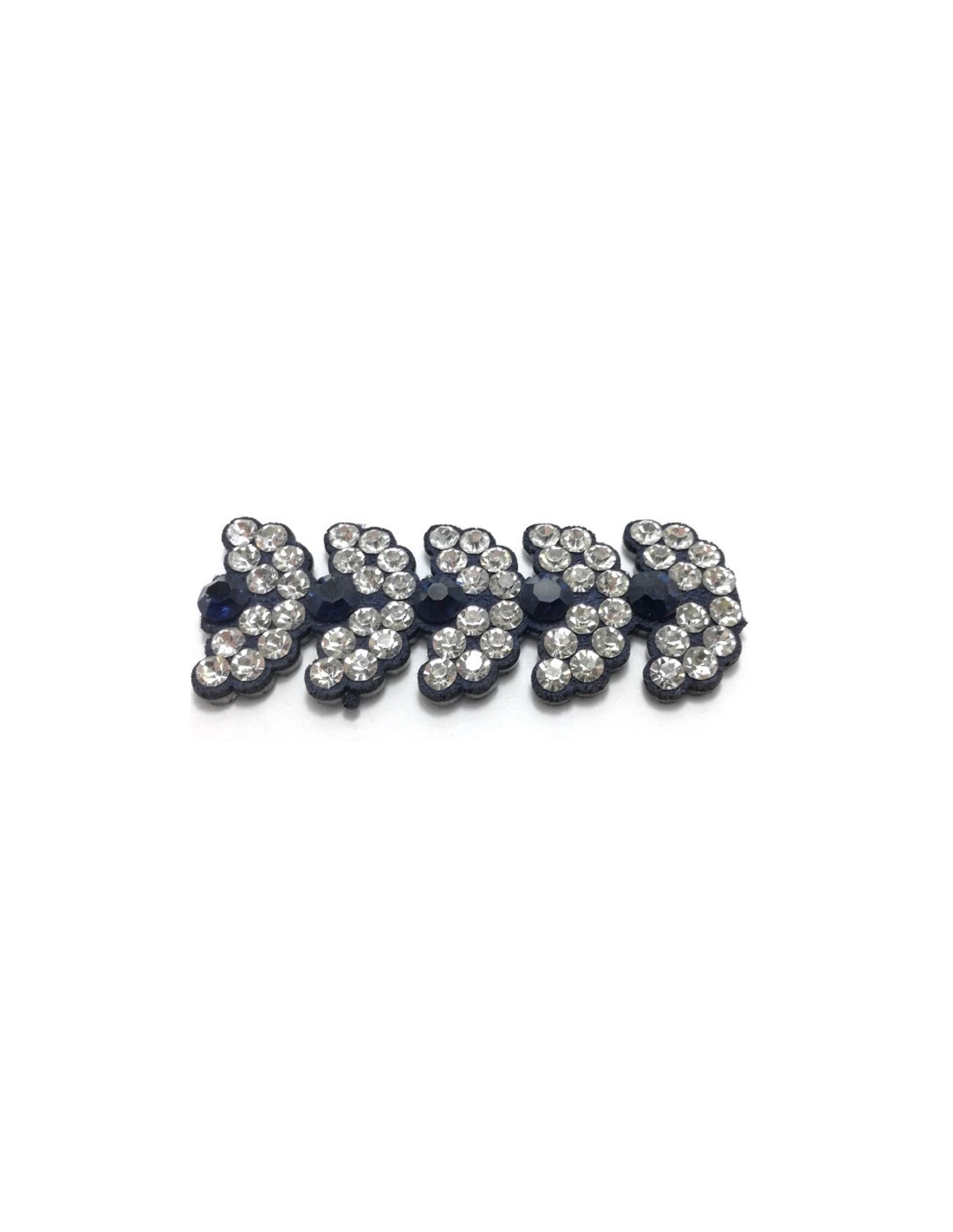 Trimming Rhinestones  Jewel Hotfix cm. 2.0 Crystal / Montana - 20 CM - Rhinestone chains