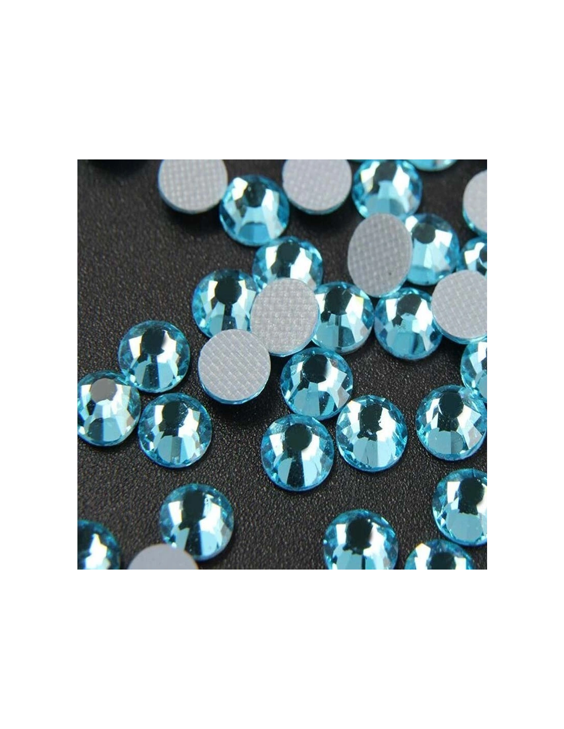Rhinestones Strass GT Crystal Termoadesivo ss 16 Aqua Bohemica - 144PZ Hotfix