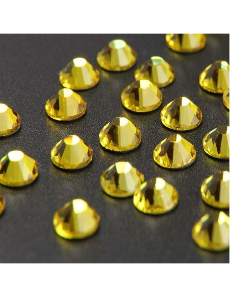 Rhinestones Gt Crystal Hotfix  ss 16  Citrine -  144 pcs - Hotfix Strass