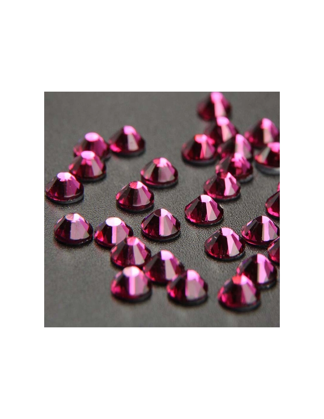 Rhinestones Strass GT Crystal Termoadesivo ss 16 Fuchsia - 144PZ Hotfix