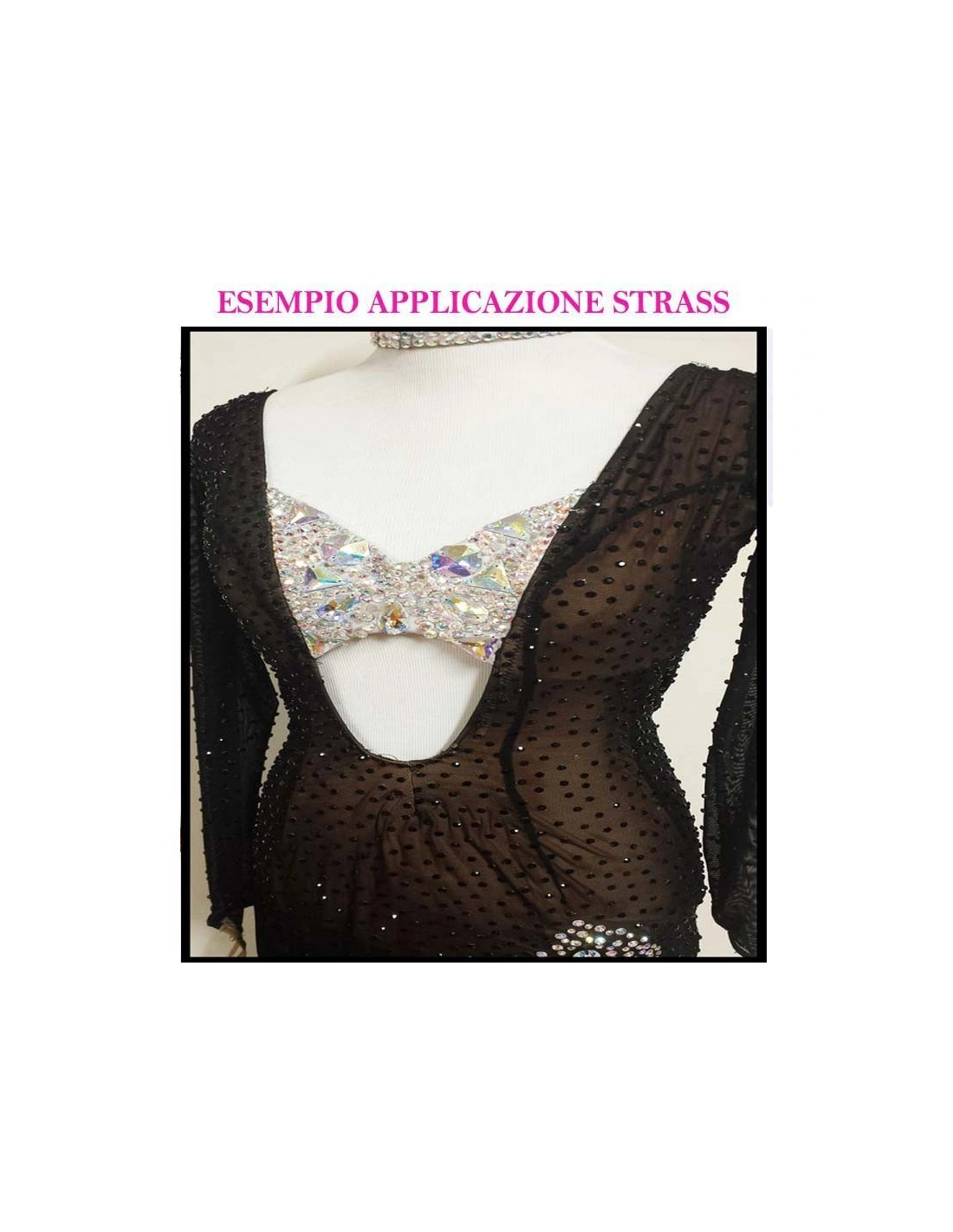Rhinestones Gt Crystal Hotfix ss 16 Jet AB - 144 pcs - Hotfix Strass