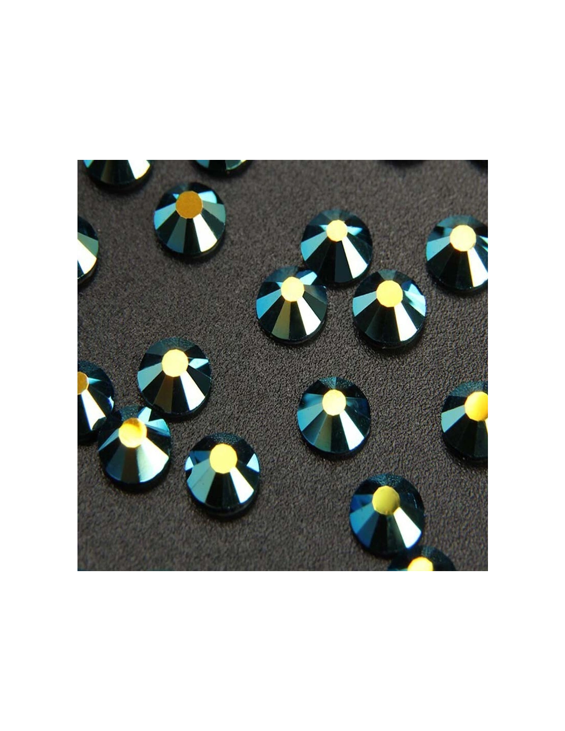 Rhinestones Gt Crystal Hotfix ss 16 Jet AB - 144 pcs - Hotfix Strass