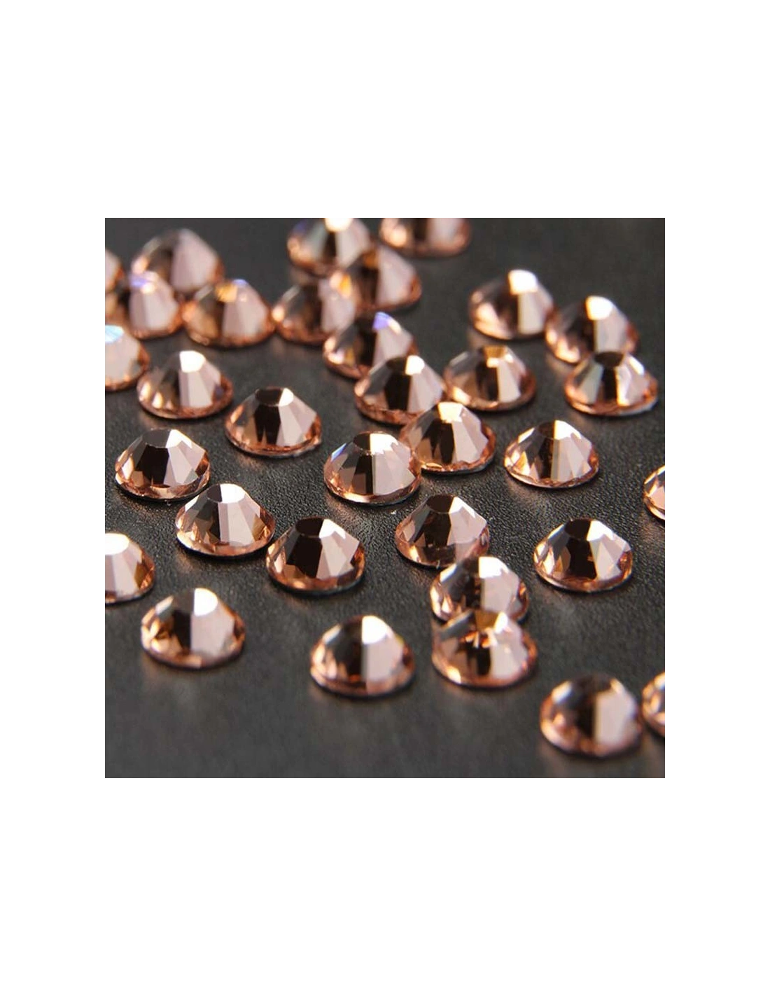 Rhinestones Gt Crystal Hotfix ss 16  Lt. Peach -  144 pcs - Hotfix Strass