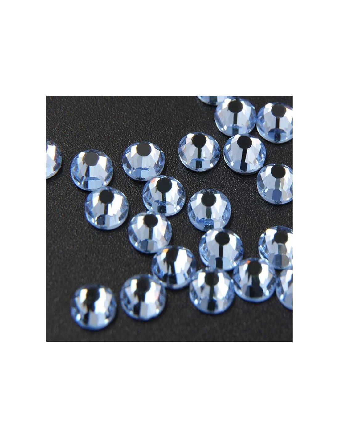 Rhinestones Strass GT Crystal Termoadesivo ss 16  Lt. Sapphire - 144PZ Hotfix