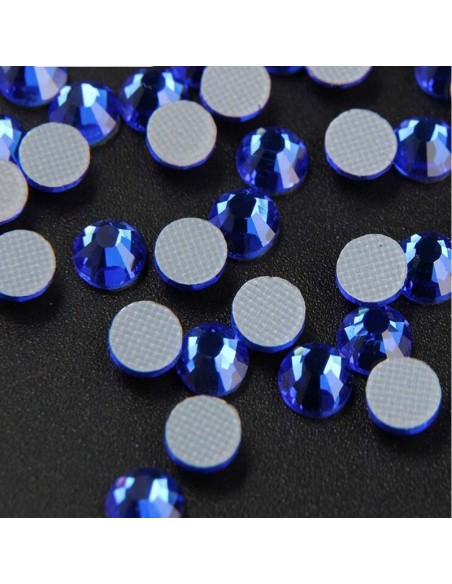 Strass GT Crystal Termoadesivo Hotfix ss 16  Sapphire - 144PZ