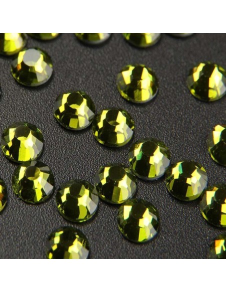 Strass GT Crystal Termoadesivo ss 16 Olivine - 144PZ rhinestone hotfix