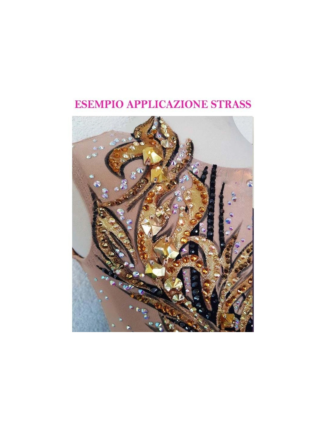 Rhinestones Gt Crystal Hotfix ss 12 Smoked Topaz - 144 pcs - Hotfix Strass