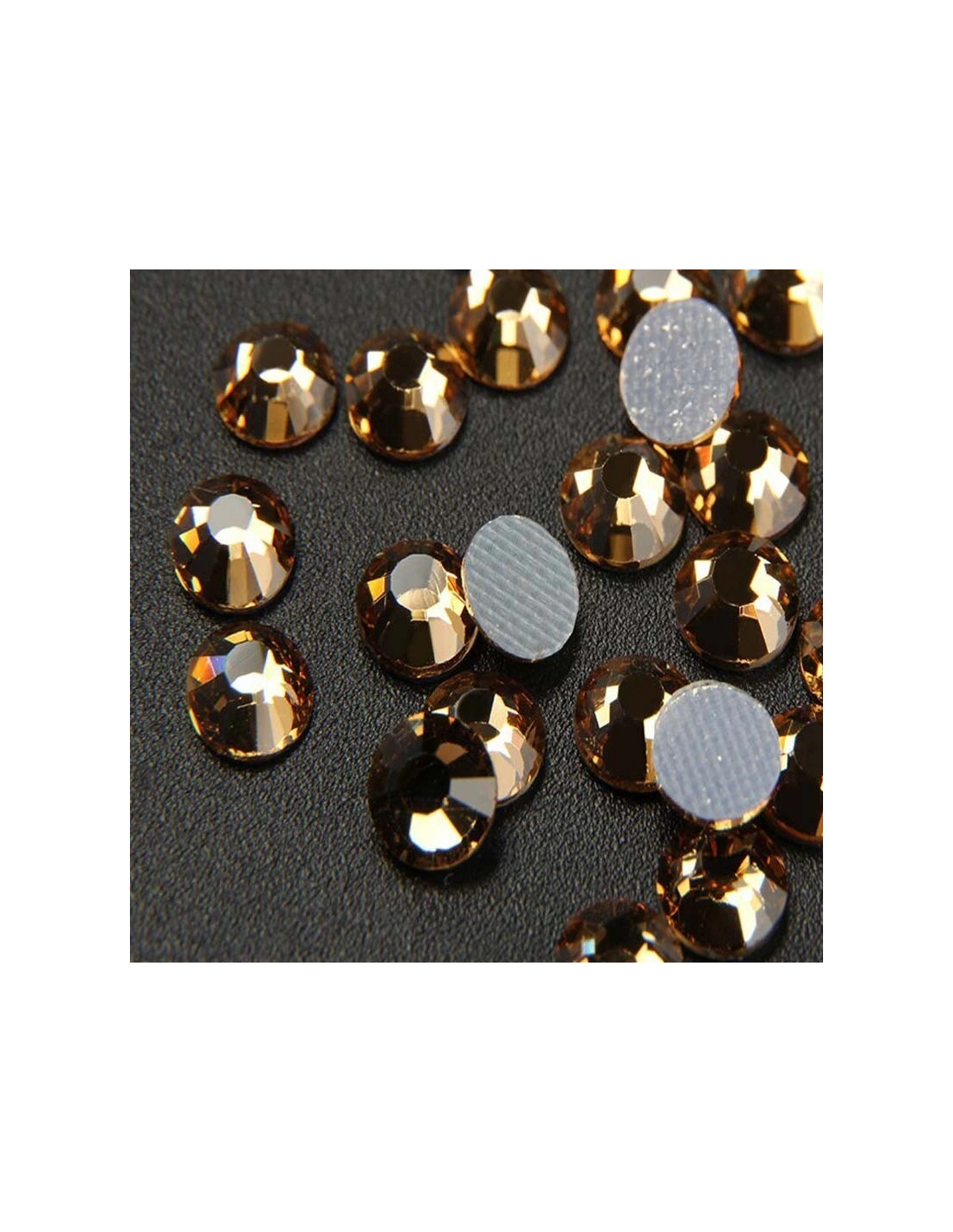 Rhinestones Gt Crystal Hotfix ss 12 Lt. Col. Topaz - 144 pcs - Hotfix Strass
