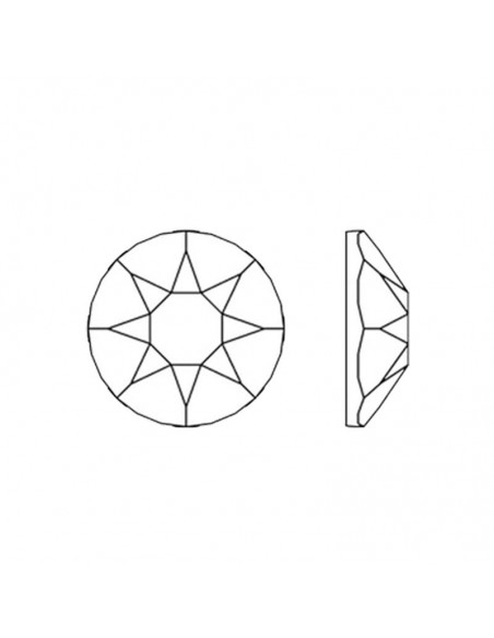 diagramma Rhinestones Strass Swarovski XIRIUS Rose ss 34 Crystal - 144PZ Hotfix diagramma Rhinestones Strass Swarovski XIRIUS Rose ss 34 Crystal - 144PZ Hotfix