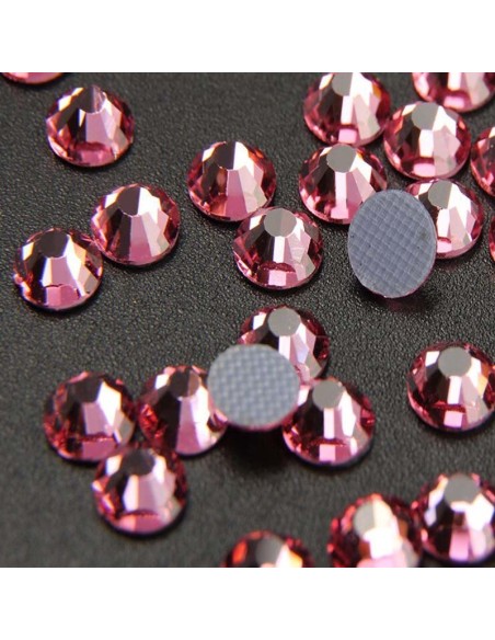 strass termoadesivi gt crystal ss 30 light rose rhinestones hotfix 6,50mm