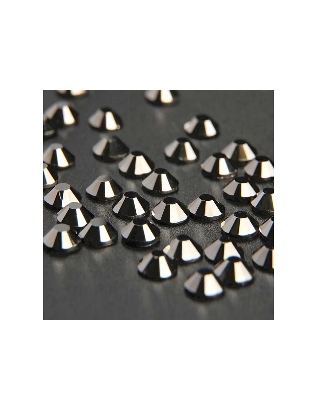 Rhinestones Hotfix Strass GT Crystal Termoadesivo ss 30 Light Hematite - 144PZ