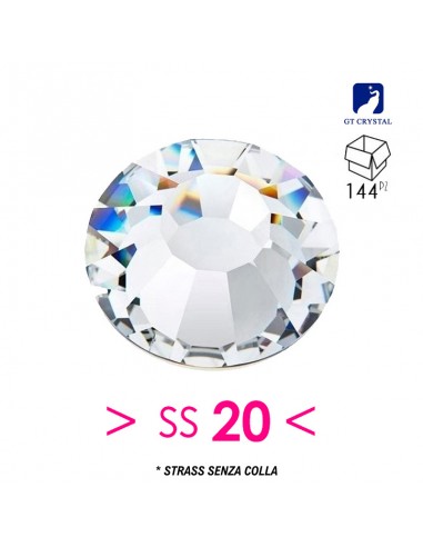 Strass GT Crystal senza colla ss 20  Crystal - 144PZ