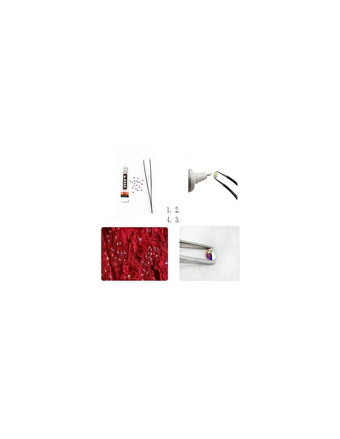 Strass GT Crystal without glue ss 20  Sapphire - 144 PCS - Rhinestones without glue