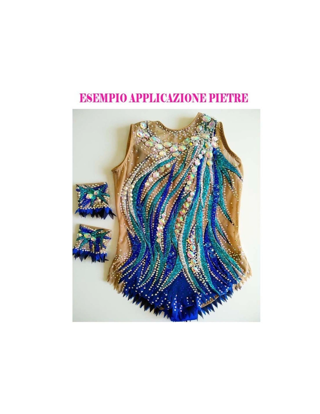 Stone Cosmic Swarovski mm 26x21 Crystal AB - 1PC - Stone to be sewn all crystal